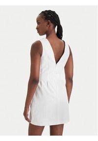 Elisabetta Franchi Sukienka koktajlowa AB-856-61E2-V490 Biały Regular Fit. Kolor: biały. Materiał: bawełna. Styl: wizytowy #3