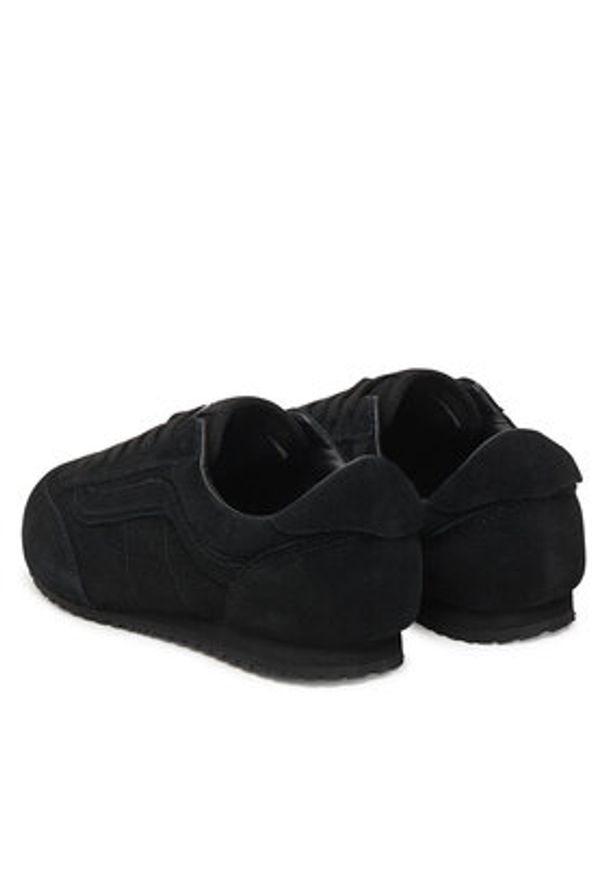 Vans Sneakersy Super Lowpro VN000E89BKA1 Czarny. Kolor: czarny. Materiał: skóra, zamsz