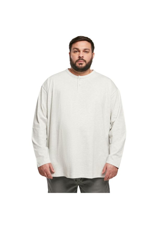 Koszulka z długim rękawem Urban Classics Henley Oversized. Typ kołnierza: typu henley. Kolor: szary. Długość rękawa: długi rękaw. Długość: długie