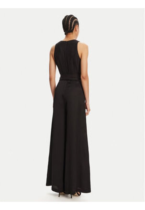 TwinSet - TWINSET Kombinezon 251TT2272 Czarny Regular Fit. Kolor: czarny. Materiał: wiskoza