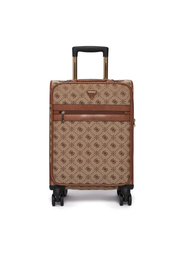 Walizka kabinowa Guess. Kolor: beżowy