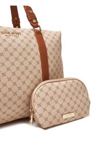 Nine West Torba weekendowa H231181 Beżowy. Kolor: beżowy. Materiał: materiał, syntetyk #5