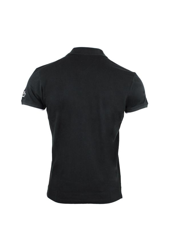 PEAK MOUNTAIN - Polo Peak Mountain Cornelius. Typ kołnierza: polo. Kolor: czarny. Długość rękawa: krótki rękaw. Długość: krótkie. Wzór: jednolity