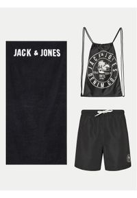 Jack & Jones - Jack&Jones Szorty kąpielowe Jpstbeach 12249449 Czarny Regular Fit. Kolor: czarny. Materiał: syntetyk #1