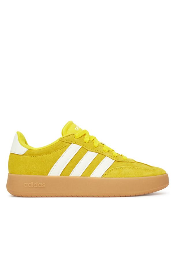 Adidas - adidas Sneakersy Barreda JR1201 Żółty. Kolor: żółty. Materiał: skóra, zamsz