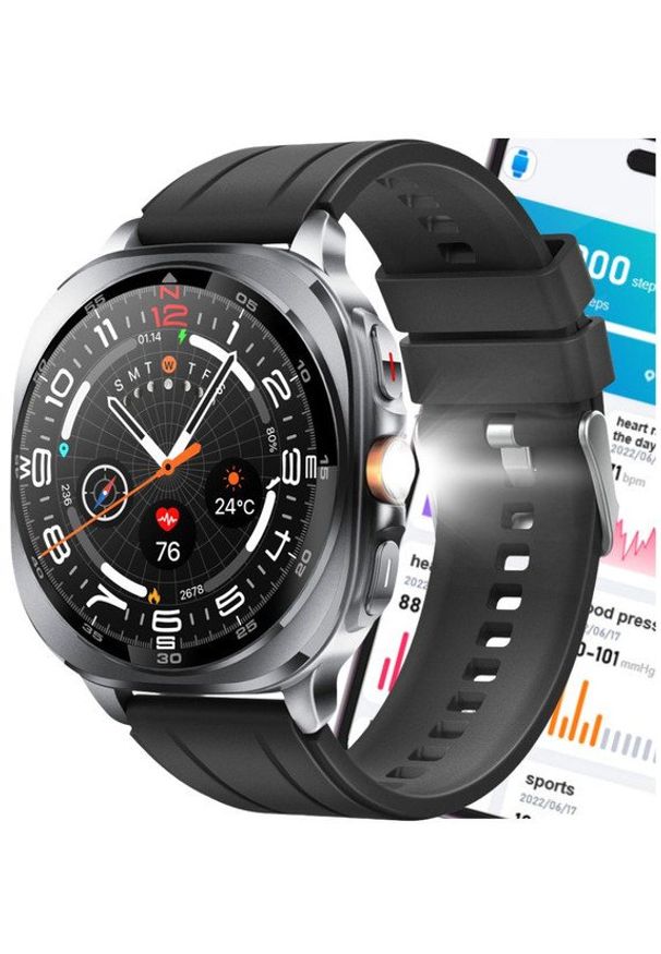 Diaway - SMARTWATCH ZEGAREK WATCH MENU PL DAMSKI MĘSKI ROZMOWY SPORT POLSKIE PULS TS400. Rodzaj zegarka: smartwatch. Styl: sportowy