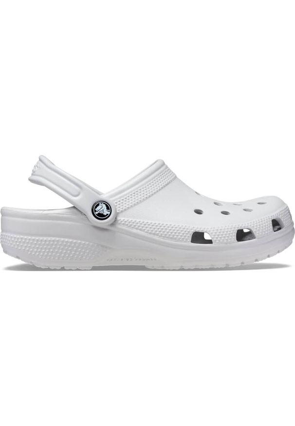 Crocs Clásico Zueco. Kolor: szary. Materiał: syntetyk, materiał. Styl: sportowy