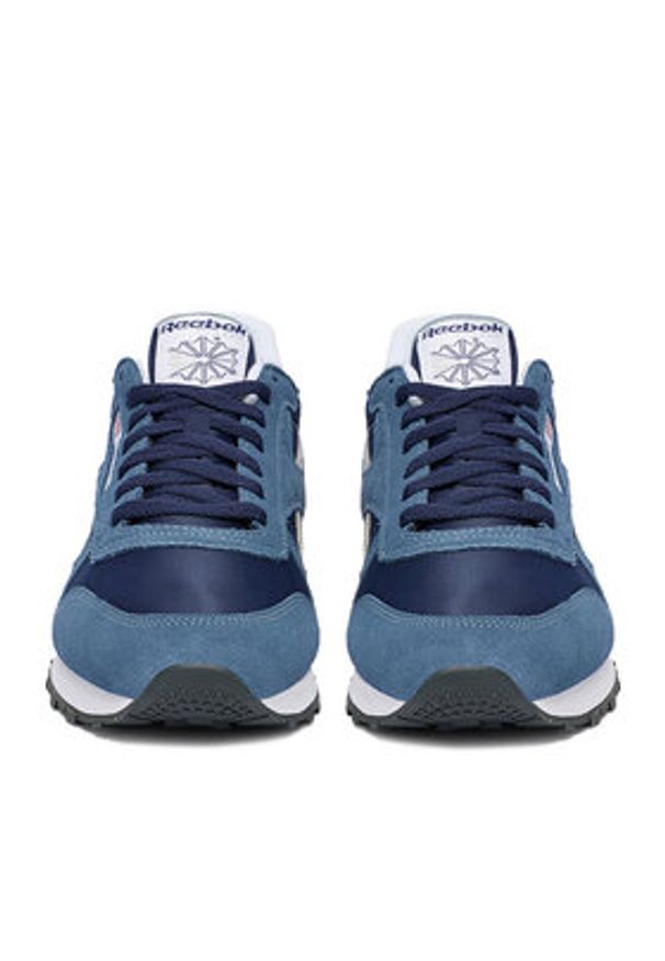 Reebok Sneakersy EO-CLASSIC LEATHER 100230514 Granatowy. Kolor: niebieski. Materiał: skóra, zamsz. Model: Reebok Classic