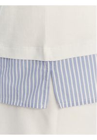 Luisa Spagnoli T-Shirt Baiadera 543155 Biały Regular Fit. Kolor: biały. Materiał: bawełna #5