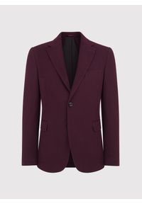 Pako Lorente - PAKO LORENTE – Dzianinowa marynarka w kolorze bordowym. Kolor: czerwony, beżowy. Materiał: dzianina. Sezon: wiosna #7