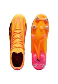 Buty piłkarskie Puma Ultra Ultimate MxSG M 107747 03 pomarańczowe. Kolor: pomarańczowy. Materiał: materiał. Szerokość cholewki: normalna. Sport: piłka nożna #6
