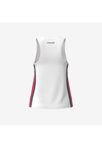 Head - CLUB 25 Tank Top Girls. Kolor: czerwony. Materiał: mesh. Sport: tenis