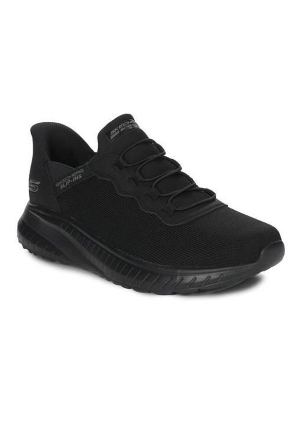 skechers - Buty treningowe męskie Skechers 118300BBK. Zapięcie: bez zapięcia. Kolor: czarny. Materiał: materiał, syntetyk, tkanina. Szerokość cholewki: normalna