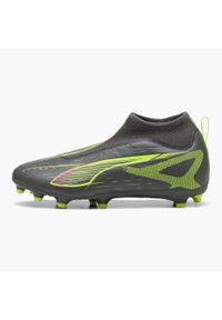 Puma - Buty piłkarskie dziecięce PUMA Ultra 5 Match+ LL FG/AG Jr. Kolor: żółty. Sport: piłka nożna