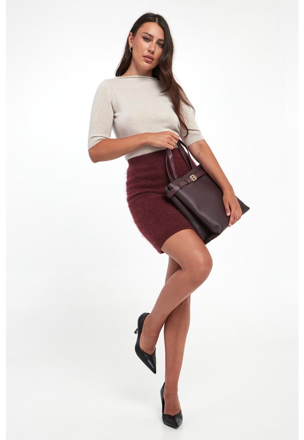 Marella - Sweter damski kaszmirowy Manto MARELLA. Materiał: kaszmir