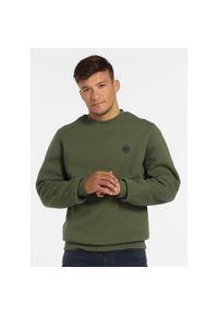 PITBULL - Bluza męska Pitbull Small Logo. Kolor: zielony. Sport: fitness #1