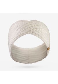 WEDZE - Opaska na głowę Quechua Wavy 500. Kolor: biały. Materiał: akryl, materiał, poliester, elastan. Sezon: zima. Styl: sportowy #2