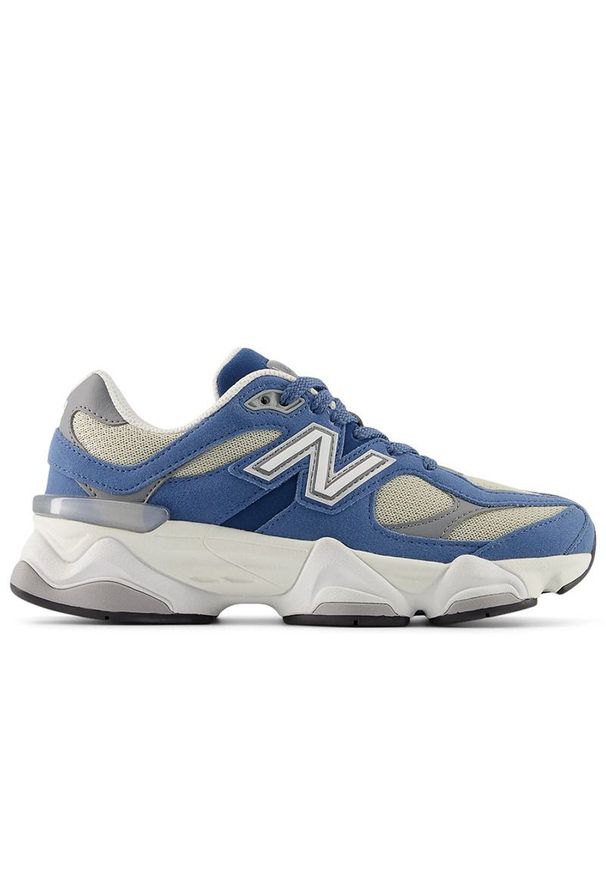 Buty młodzieżowe New Balance GC9060CC - niebieskie. Kolor: niebieski. Materiał: materiał, syntetyk, guma. Szerokość cholewki: normalna. Sport: turystyka piesza