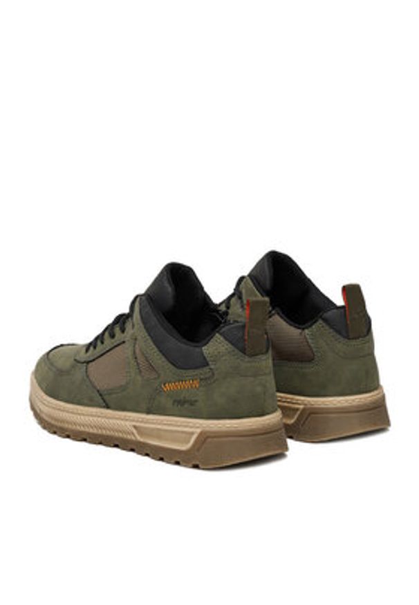 Rieker Sneakersy 37004-54 Zielony. Kolor: zielony. Materiał: syntetyk, materiał