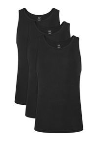 GAP - Gap Komplet 3 tank topów 483958-01 Czarny Regular Fit. Kolor: czarny. Materiał: bawełna