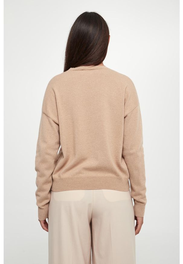 Sweter damski z jedwabiem i kaszmirem PESERICO. Materiał: jedwab, kaszmir