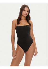 Calvin Klein Swimwear Strój kąpielowy KW0KW02741 Czarny. Kolor: czarny. Materiał: syntetyk