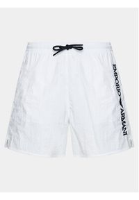 Emporio Armani Underwear Szorty kąpielowe 211740 4R422 00010 Biały Regular Fit. Kolor: biały. Materiał: syntetyk