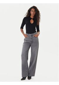 Liu Jo Jeansy UF5284 DS048 Szary Baggy Fit. Kolor: szary #5