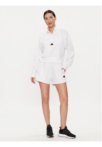 Adidas - adidas Szorty sportowe Z.N.E. IN9481 Biały Loose Fit. Kolor: biały. Materiał: syntetyk #4