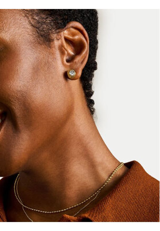 Fossil Kolczyki JA7251710 Złoty. Materiał: metalowe. Kolor: złoty