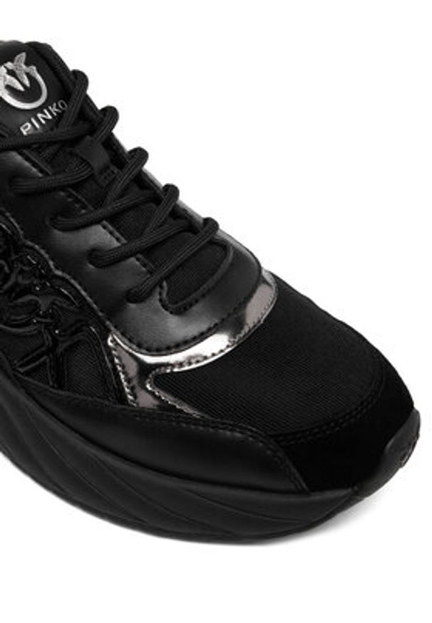 Pinko - PINKO Sneakersy Ariel 33 SS0135 P142 Czarny. Kolor: czarny. Materiał: skóra