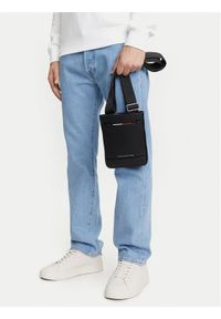 TOMMY HILFIGER - Tommy Hilfiger Saszetka Th Central Mini Crossover AM0AM13487 Czarny. Kolor: czarny. Materiał: skóra #1