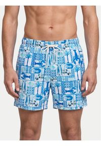 Jack & Jones Szorty kąpielowe Maui Vibes 12291426 Niebieski jasny Regular Fit. Kolor: niebieski. Materiał: syntetyk #1