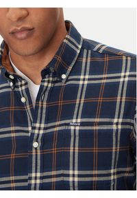 Barbour Koszula Crossfell MSH4995BL33 Granatowy Tailored Fit. Kolor: niebieski. Materiał: bawełna #4