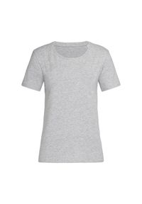 Stedman - Koszulka Damska Claire Crew Neck Relaxed Fit T-shirt. Kolor: szary