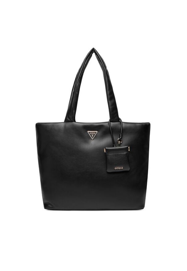 Guess Torebka Sunetra HWNG75 34230 Czarny. Kolor: czarny. Materiał: skórzane