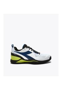 Buty tenisowe męskie Diadora Blueshield Torneo 2 clay. Kolor: biały, wielokolorowy, niebieski, czarny. Sport: tenis