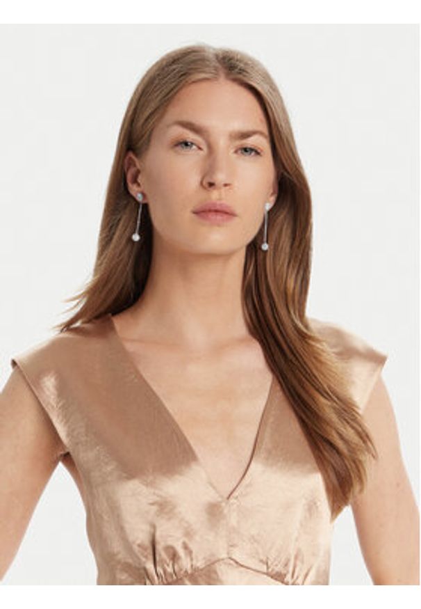 Swarovski Kolczyki 5732273 Srebrny. Materiał: srebrne. Kolor: srebrny