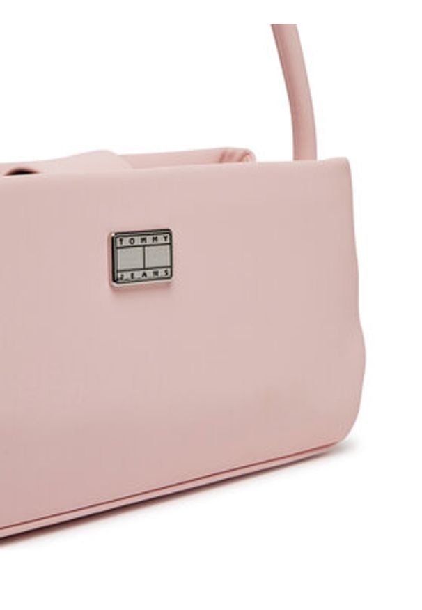 Tommy Jeans Torebka Tjw American Cool Shoulder Bag AW0AW17295 Różowy. Kolor: różowy. Materiał: skórzane