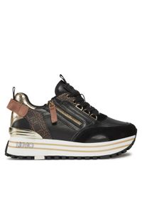 Liu Jo Sneakersy Maxi Wonder 72 BA4057 PX454 Czarny. Kolor: czarny. Materiał: skóra