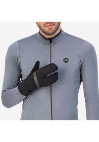 ROGELLI - Rękawiczki rowerowe zimowe męskie Rogelli Nova Lobster. Kolor: czarny. Sezon: zima