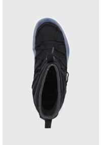 keen - Keen Buty męskie kolor czarny lekko ocieplone. Nosek buta: okrągły. Zapięcie: sznurówki. Kolor: czarny. Materiał: guma