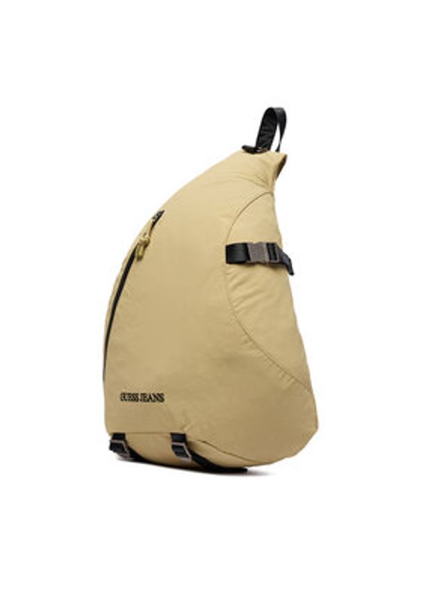Guess Jeans Plecak EOWB-GUESS-KL-001-09 Beżowy. Kolor: beżowy. Materiał: materiał