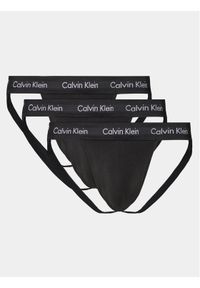 Calvin Klein Underwear Komplet 3 par slipów Jock Strap 000NB3363A Czarny. Kolor: czarny. Materiał: bawełna #1