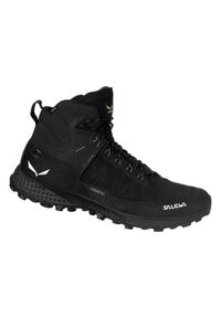 Buty trekkingowe męskie Salewa Pedroc Pro Mid Ptx. Wysokość cholewki: za kostkę. Kolor: czarny. Materiał: materiał, syntetyk. Szerokość cholewki: normalna