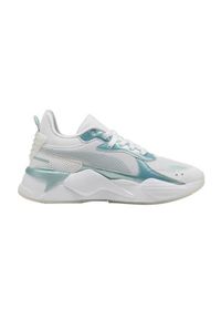 Buty do chodzenia damskie Puma Rs-x Astro Escape. Zapięcie: sznurówki. Kolor: biały. Materiał: guma, materiał, tkanina, syntetyk. Szerokość cholewki: normalna. Sport: turystyka piesza