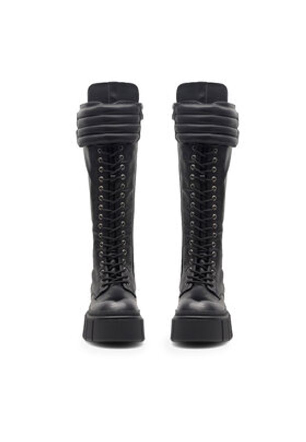 Jenny Fairy Kozaki Hallam HY0581-9 Czarny. Kolor: czarny. Materiał: skóra