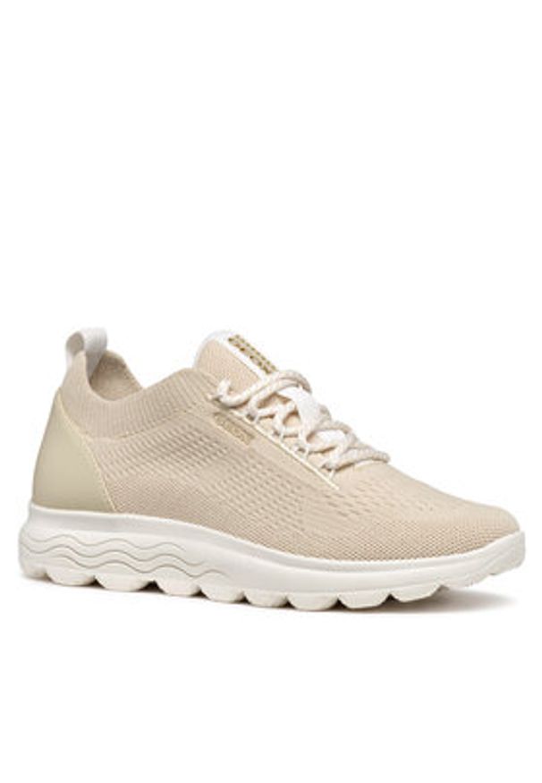 Geox Sneakersy D Spherica D15NUA 0006K C6738 Beżowy. Kolor: beżowy. Materiał: materiał