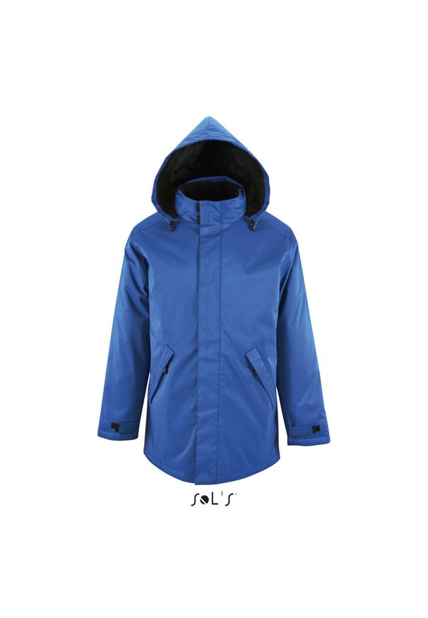 SOL'S - Parka Sol's Robyn. Kolor: niebieski. Sezon: zima. Styl: elegancki