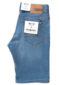 Mustang - SPODENKI MUSTANG Chicago Short DENIM BLUE 1008363 5000 312. Materiał: denim #6